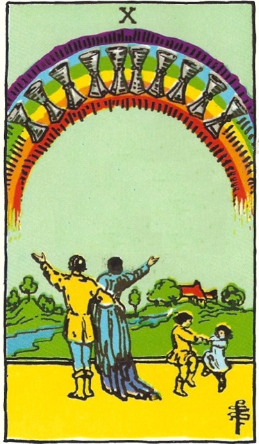 reload to see a positive image from a tarot card