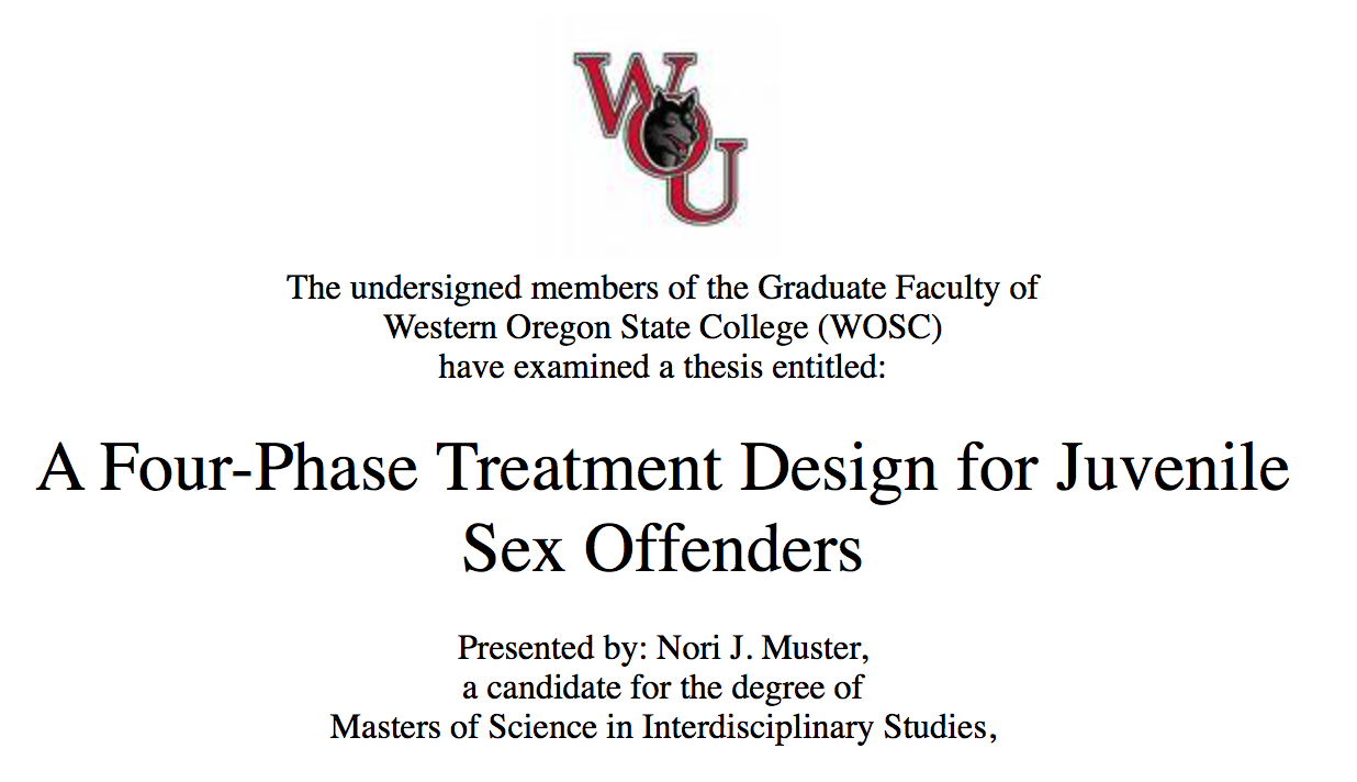 masters thesis